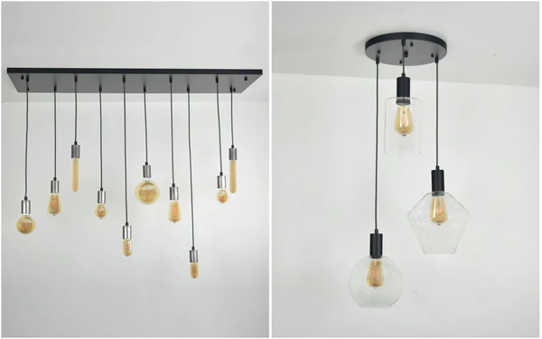 Pendant Lighting Setup and Cluster Installation